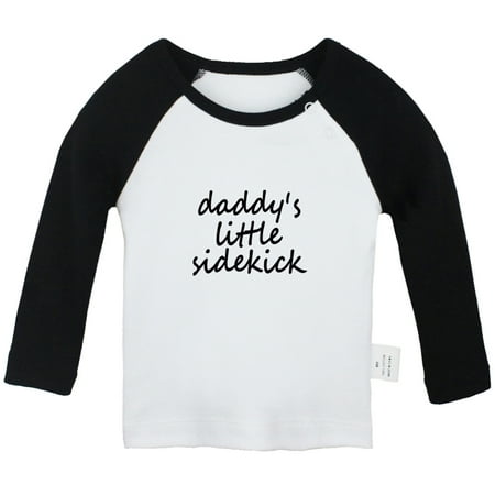 Daddy s Little Sidekick Funny T shirt For Baby Newborn Babies T-shirts Infant Tops 0-24M Kids Graphic Tees Clothing (Long Black Raglan T-shirt 18-24 Months)
Daddy s Little Sidekick Funny T shirt For Baby Newborn Babies T-shirts Infant Tops 0-24M Kids Graphic Tees Clothing (Long Black Raglan T-shirt 18-24 Months)
