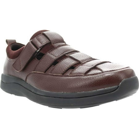 Men s Propet Prescott Fisherman Sandal Brown