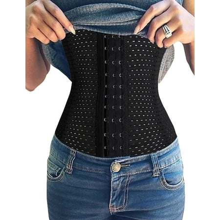 QWZNDZGR Women s Waist Trainer Corset for Everyday Wear Steel Boned Tummy Control Body Shaper with Adjustable Hooks
QWZNDZGR Women s Waist Trainer Corset for Everyday Wear Steel Boned Tummy Control Body Shaper with Adjustable Hooks