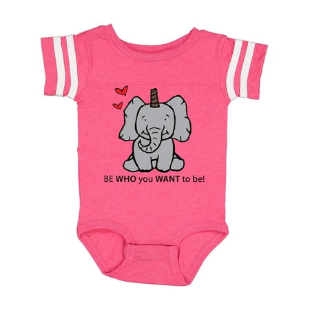 Inktastic Be Who you Want to be Gift Baby Boy or Baby Girl Bodysuit