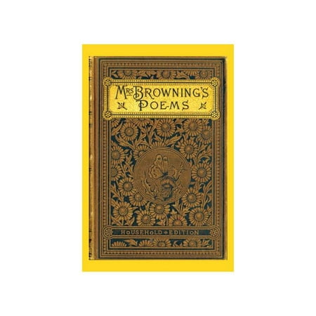 Mrs. Browning's Poems Print (Unframed Paper Print 20x30)