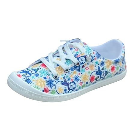 Casual Shoes for Women Women Shoes Christmas Print Color Print Casual Shoes Fashion Soft Sole Non Slip Casual Canvas Shoes Women Casual Shoes Canvas Sky Blue 37
Casual Shoes for Women Women Shoes Christmas Print Color Print Casual Shoes Fashion Soft Sole Non Slip Casual Canvas Shoes Women Casual Shoes Canvas Sky Blue 37