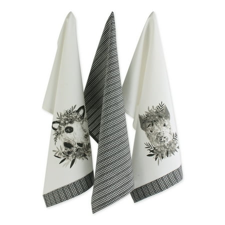 Set of 3 Assorted Gray and White Rectangular Absorbent Dishtowel with Barn Animals Design 28
Set of 3 Assorted Gray and White Rectangular Absorbent Dishtowel with Barn Animals Design 28