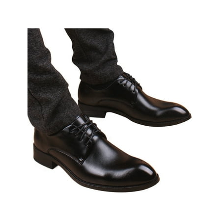 Eloshman Men s Leather Shoe Lace Up Oxfords Pointed Toe Dress Shoes Work Glossy Formal Flats Non Slip Glossy Black Internal Heightening 6
Eloshman Men s Leather Shoe Lace Up Oxfords Pointed Toe Dress Shoes Work Glossy Formal Flats Non Slip Glossy Black Internal Heightening 6