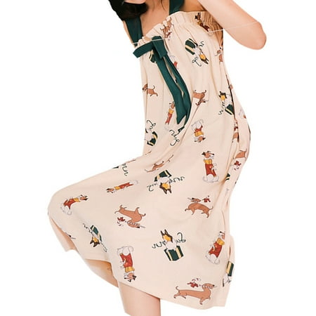 Avamo Women Floral Print Nightgown Sleepwear Pajamas Dress Ladies Sleeveless Long Flowvy Sleep Dress Nightshirt Sundress For Loungewear
Avamo Women Floral Print Nightgown Sleepwear Pajamas Dress Ladies Sleeveless Long Flowvy Sleep Dress Nightshirt Sundress For Loungewear