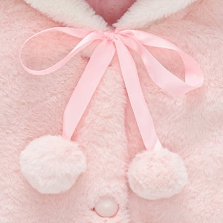 DNDKILG Toddler Baby Girl s Fall Winter Long Sleeve Jackets Children Hooded Button Up Thicken Cloak Flannel Cartoon Print Outerwear Pink 1Y-4Y
DNDKILG Toddler Baby Girl s Fall Winter Long Sleeve Jackets Children Hooded Button Up Thicken Cloak Flannel Cartoon Print Outerwear Pink 1Y-4Y
