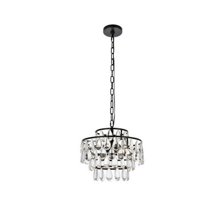 14 in. Mila Pendant in Black