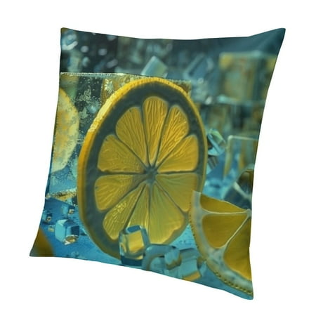 QCPP Lemon Ice Cubes Short Plush Pillowcase with Zipper Closure Square Design 1PC 22x22in
QCPP Lemon Ice Cubes Short Plush Pillowcase with Zipper Closure Square Design 1PC 22x22in