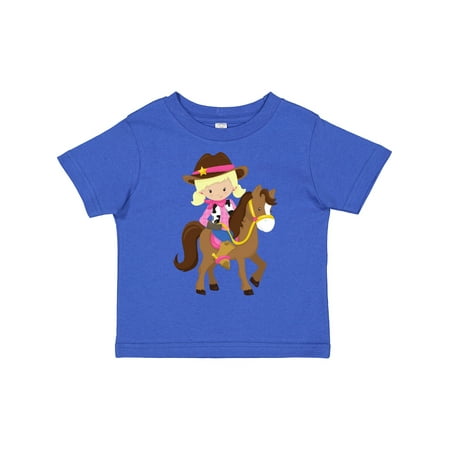 Inktastic Cowgirl Sheriff Horse Western Blonde Hair Gift Toddler Toddler Girl T-Shirt
Inktastic Cowgirl Sheriff Horse Western Blonde Hair Gift Toddler Toddler Girl T-Shirt