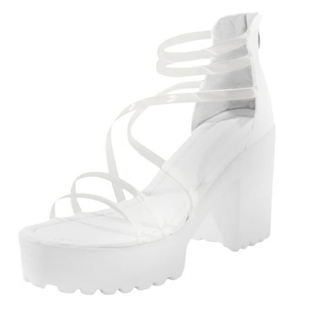 Tangnade Casual Shoes Womens Chunky Heels Zippered Waterproof Platform High heels Shoes Sandals
Tangnade Casual Shoes Womens Chunky Heels Zippered Waterproof Platform High heels Shoes Sandals