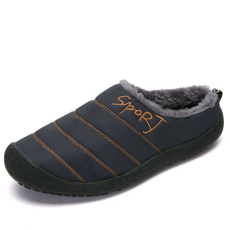 Men s Women s Winter Cotton Slippers Plush Lined Slip on Waterproof Warm Anti-Skid Outdoor Winter Slippers
Men s Women s Winter Cotton Slippers Plush Lined Slip on Waterproof Warm Anti-Skid Outdoor Winter Slippers