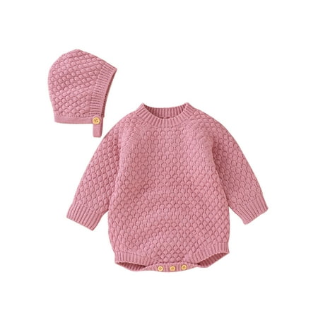 Lumento Baby Casual Home Romper + Hats Suits Loose Buttons Two Piece Outfits 2Pcs Long Sleeve Jumpsuit And Hat Set Pink 80cm
Lumento Baby Casual Home Romper + Hats Suits Loose Buttons Two Piece Outfits 2Pcs Long Sleeve Jumpsuit And Hat Set Pink 80cm
