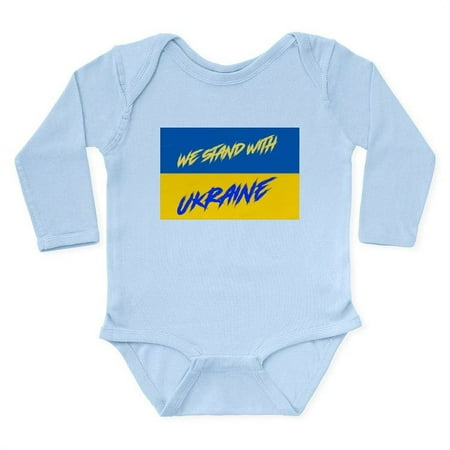 CafePress - We Stand With Ukraine Body Suit - Long Sleeve Infant Bodysuit
CafePress - We Stand With Ukraine Body Suit - Long Sleeve Infant Bodysuit