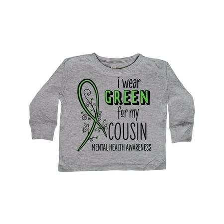 Inktastic I Wear Green for my Cousin- Mental Health awareness Gift Toddler Boy or Toddler Girl Long Sleeve T-Shirt
Inktastic I Wear Green for my Cousin- Mental Health awareness Gift Toddler Boy or Toddler Girl Long Sleeve T-Shirt