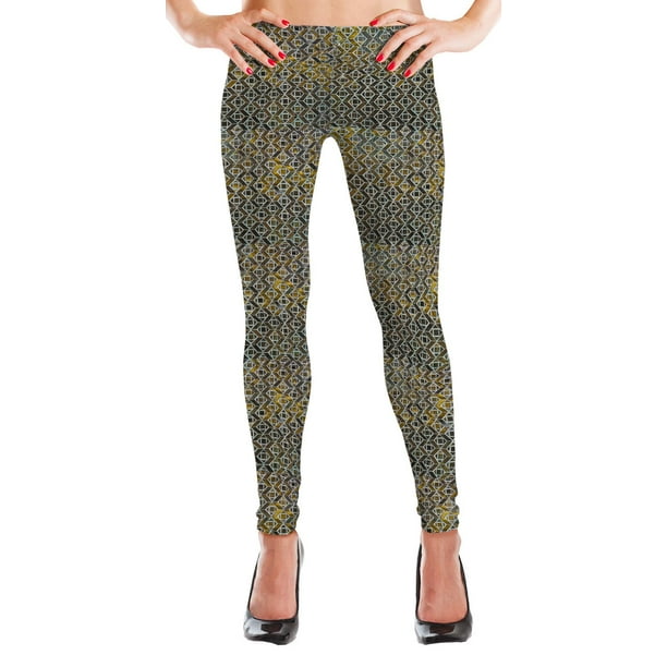 MyLeggings Buttersoft High Waistband Leggings Aztec Square