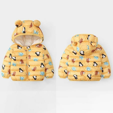 SDJMa Toddler Baby Boys Girls Autumn Winter Light Cotton Padded Jacket Hooded Zipper Jacket Coat
SDJMa Toddler Baby Boys Girls Autumn Winter Light Cotton Padded Jacket Hooded Zipper Jacket Coat
