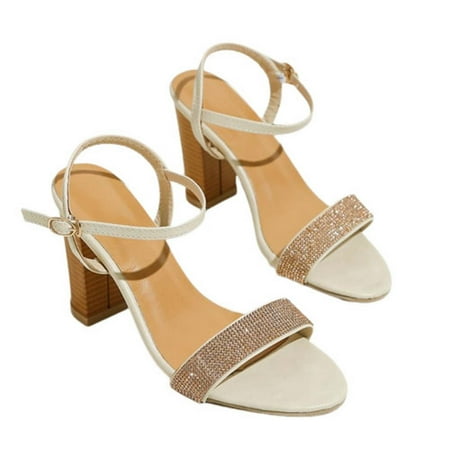 Summer Savings Clearance! PEZHADA Heels for Women Womens Sandals Fashion Summer Solid Color 9cm High-heeled Shoes Buckle Ladies Sandals Beige
Summer Savings Clearance! PEZHADA Heels for Women Womens Sandals Fashion Summer Solid Color 9cm High-heeled Shoes Buckle Ladies Sandals Beige