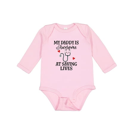 Inktastic Doctor My Daddy is Awesome Baby Boy Girl Gift Baby Boy or Baby Girl Long Sleeve Bodysuit
Inktastic Doctor My Daddy is Awesome Baby Boy Girl Gift Baby Boy or Baby Girl Long Sleeve Bodysuit