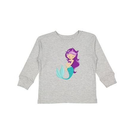 Inktastic Cute Mermaid Little Mermaid Purple Hair Star Gift Toddler Toddler Girl Long Sleeve T-Shirt
Inktastic Cute Mermaid Little Mermaid Purple Hair Star Gift Toddler Toddler Girl Long Sleeve T-Shirt