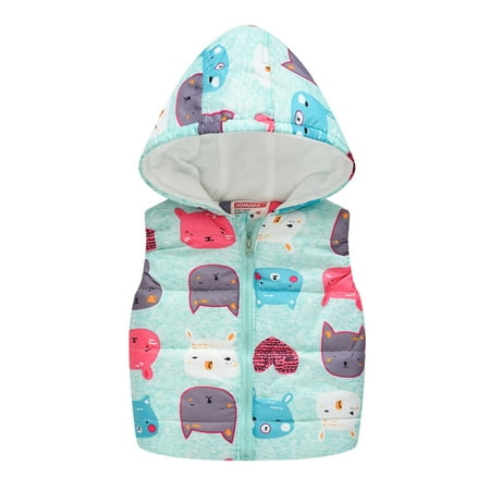 Tagold Fall Savings Clearance Winter Coats for Toddler Baby Girls Cartoon Pattern Cute Zipper Windproof Sleeveless Vest Coat
Tagold Fall Savings Clearance Winter Coats for Toddler Baby Girls Cartoon Pattern Cute Zipper Windproof Sleeveless Vest Coat