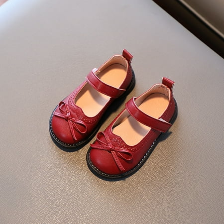 Baby Girls Shoes Mary Jane Flats Soft Sole Non-slip Hook And Loop Fastener Bow Decor Princess Shoes Toddler Shoes
Baby Girls Shoes Mary Jane Flats Soft Sole Non-slip Hook And Loop Fastener Bow Decor Princess Shoes Toddler Shoes