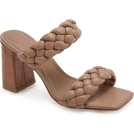 Dellytop Womens Backless Square Open Toe Block Strappy Slip On Slide Shoes Braided Heeled Sandals
Dellytop Womens Backless Square Open Toe Block Strappy Slip On Slide Shoes Braided Heeled Sandals