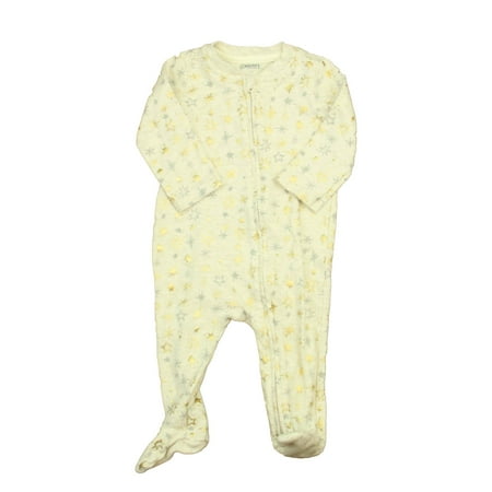 Pre-owned Gymboree Unisex Ivory | Gray | Gold Stars Long Sleeve Outfit size: 6-9 Months 
Pre-owned Gymboree Unisex Ivory | Gray | Gold Stars Long Sleeve Outfit size: 6-9 Months