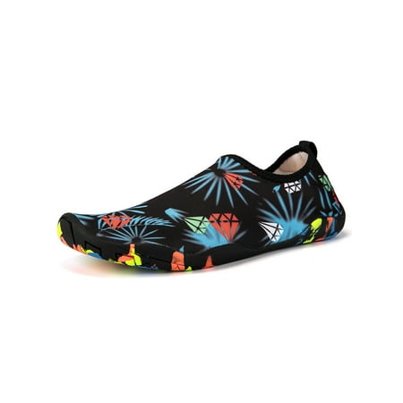 SIMANLAN Womens Mens Water Shoes Color Block Barefoot Quick Dry Beach Shoe Surf Lightweight Flats Outdoor Slip On Aqua Socks Black Blue 6.5
SIMANLAN Womens Mens Water Shoes Color Block Barefoot Quick Dry Beach Shoe Surf Lightweight Flats Outdoor Slip On Aqua Socks Black Blue 6.5