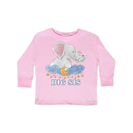 Inktastic Big Sis Cute Elephants with Moon and Stars Gift Toddler Toddler Girl Long Sleeve T-Shirt
Inktastic Big Sis Cute Elephants with Moon and Stars Gift Toddler Toddler Girl Long Sleeve T-Shirt