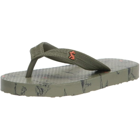 Joules Unisex-Child Flip-Flop Big Kid 8-12 Years 4 Big Kid Green Dinosaurs