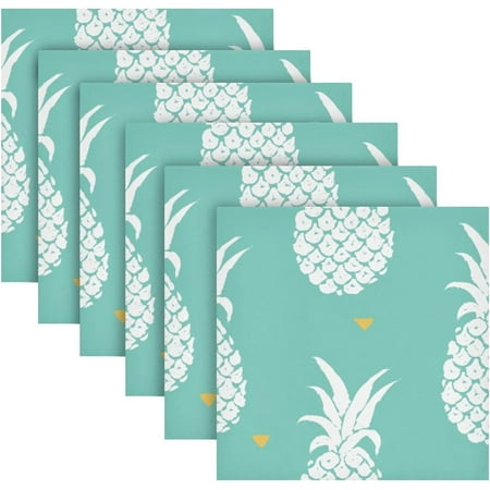 Hyjoy Pineapple Blue Napkins 6 Pack Cloth Napkins 20x20 Inches Washable Polyester Dinner Napkins for Parties Wedding Restaurant
Hyjoy Pineapple Blue Napkins 6 Pack Cloth Napkins 20x20 Inches Washable Polyester Dinner Napkins for Parties Wedding Restaurant