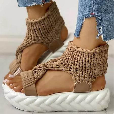 Alueeu Women s sandals Women Ladies Fashion Thick Bottom Sandals Causal Shoes Platform Sandals
Alueeu Women s sandals Women Ladies Fashion Thick Bottom Sandals Causal Shoes Platform Sandals