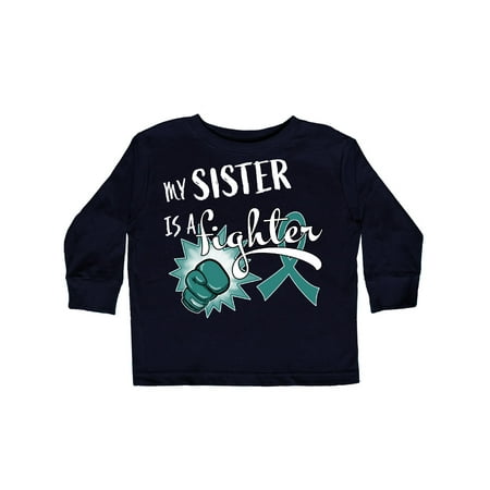 Inktastic Ovarian Cancer Awareness My Sister is a Fighter Gift Toddler Boy or Toddler Girl Long Sleeve T-Shirt
Inktastic Ovarian Cancer Awareness My Sister is a Fighter Gift Toddler Boy or Toddler Girl Long Sleeve T-Shirt