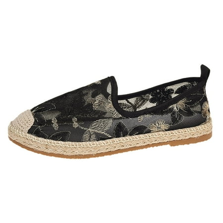 QYZEU Women s Walking Shoes Sandals for Women Casual Women s Summer Fashion Solid Color Mesh Flower Casual Shoes Non Slip Breathable Slip On Platform Shoe Black 38
QYZEU Women s Walking Shoes Sandals for Women Casual Women s Summer Fashion Solid Color Mesh Flower Casual Shoes Non Slip Breathable Slip On Platform Shoe Black 38