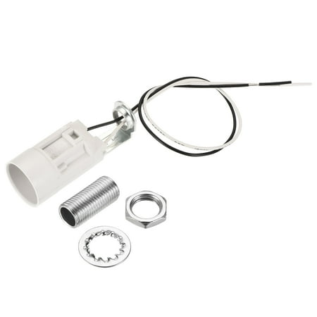 Uxcell E14 Bulb Socket Bulb Candle Lamp Holder White 23x60mm with M10 Lamp Pipe Nut & Wire Pack of 6
Uxcell E14 Bulb Socket Bulb Candle Lamp Holder White 23x60mm with M10 Lamp Pipe Nut & Wire Pack of 6