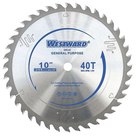 Westward 24EL92 Circular Saw Blade