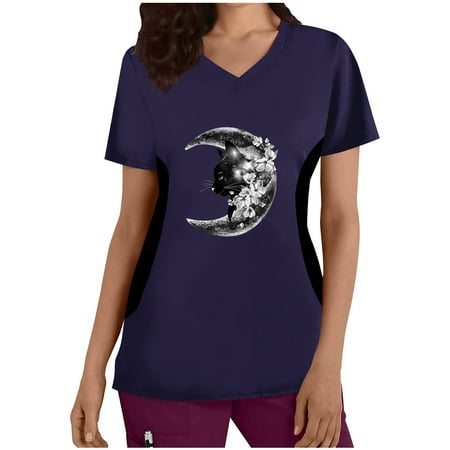 Independence Day Scrubs For Women Tops Black Casual Print Short Sleeve Loose V Neck Shirts With Pocket Nurse Uniforms Women
Independence Day Scrubs For Women Tops Black Casual Print Short Sleeve Loose V Neck Shirts With Pocket Nurse Uniforms Women