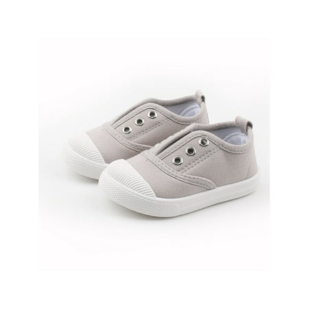 Rockomi Children Canvas Sneakers Slip On Casual Shoes Comfort Flats Kids Breathable Lightweight Walking Shoe Fashion Non-Slip Gray 7C
Rockomi Children Canvas Sneakers Slip On Casual Shoes Comfort Flats Kids Breathable Lightweight Walking Shoe Fashion Non-Slip Gray 7C