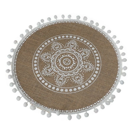 Round linen Placemat Coaster Anti-hot Restaurant Dining Table Mat For Coffee Tables Tableware Plates Kitchen Accessories
Round linen Placemat Coaster Anti-hot Restaurant Dining Table Mat For Coffee Tables Tableware Plates Kitchen Accessories