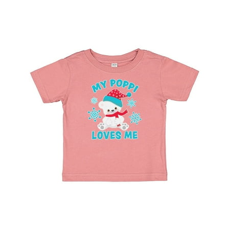 Inktastic Polar Bear My Poppi Loves Me in Santa Hat with Snowflakes Gift Baby Boy or Baby Girl T-Shirt
Inktastic Polar Bear My Poppi Loves Me in Santa Hat with Snowflakes Gift Baby Boy or Baby Girl T-Shirt