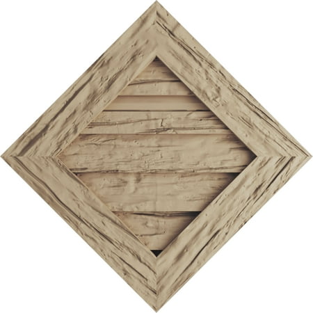 Ekena Millwork 27 W x 27 H Timberthane Riverwood Diamond Faux Wood Non-Functional Gable Vent Primed Tan
Ekena Millwork 27 W x 27 H Timberthane Riverwood Diamond Faux Wood Non-Functional Gable Vent Primed Tan
