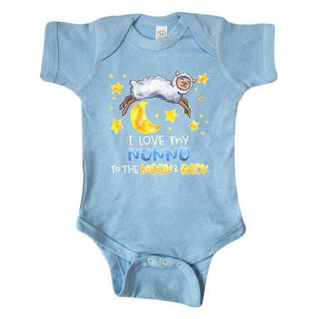 Inktastic I Love my Nonno to the Moon and Back Cute Sheep Gift Baby Boy or Baby Girl Bodysuit
Inktastic I Love my Nonno to the Moon and Back Cute Sheep Gift Baby Boy or Baby Girl Bodysuit