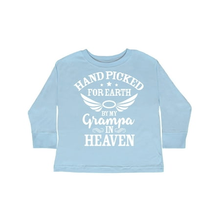 Inktastic Handpicked for Earth By My Grampa in Heaven with Angel Wings Gift Toddler Boy or Toddler Girl Long Sleeve T-Shirt
Inktastic Handpicked for Earth By My Grampa in Heaven with Angel Wings Gift Toddler Boy or Toddler Girl Long Sleeve T-Shirt