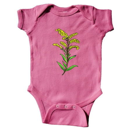 Inktastic Solidago Goldenrod Wildflowers Gift Baby Boy or Baby Girl Bodysuit