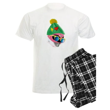 CafePress - Power Rangers Pink Ranger Wearing A - Men s Light Pajamas