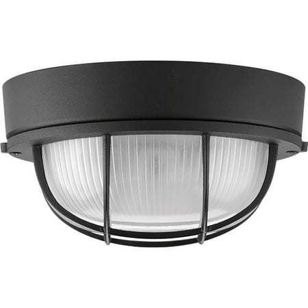 Progress Lighting Bulkheads Collection 1-Light Black Flush Mount with Etched Ribbed Glass Lens (NEW OPEN BOX)
Progress Lighting Bulkheads Collection 1-Light Black Flush Mount with Etched Ribbed Glass Lens (NEW OPEN BOX)
