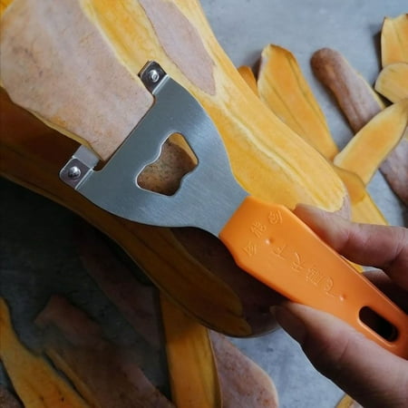 UAEBM Multifunctional Stainless Steel Paring Knife Set Old fashioned Cane Knife with Grater for Kitchen Lettuce Scraper and Vegetable Peeler Tool Orange
UAEBM Multifunctional Stainless Steel Paring Knife Set Old fashioned Cane Knife with Grater for Kitchen Lettuce Scraper and Vegetable Peeler Tool Orange