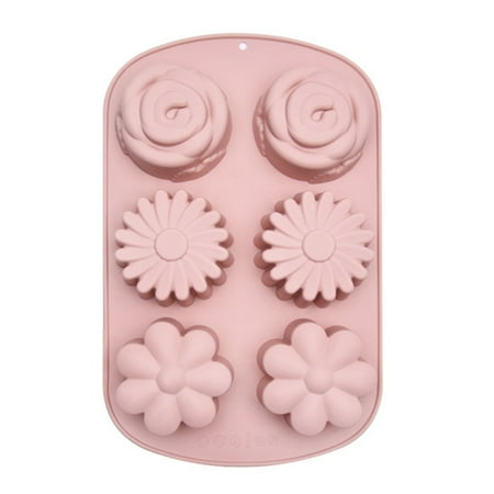 Silicone Baking Mold 6 Cells Floral Shapes Soft Casting Die 3 Different Patterns Ice Cube Trays
Silicone Baking Mold 6 Cells Floral Shapes Soft Casting Die 3 Different Patterns Ice Cube Trays