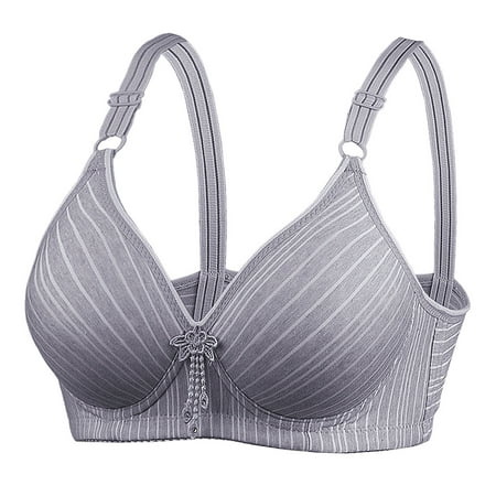 Lovskoo Women Comfortable Bra Wireless Push-Up Nude Cottons Solid Embroidered Glossy Breathable Gray
Lovskoo Women Comfortable Bra Wireless Push-Up Nude Cottons Solid Embroidered Glossy Breathable Gray