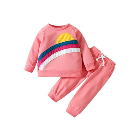 Huakaishijie Little Baby Girls Boys Outfit Sets Long Sleeve Pattern Print Pullover + Solid Color Drawstring Pants
Huakaishijie Little Baby Girls Boys Outfit Sets Long Sleeve Pattern Print Pullover + Solid Color Drawstring Pants